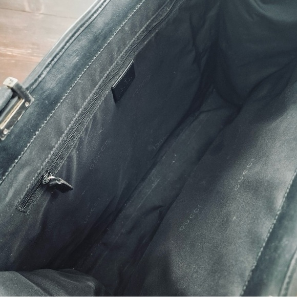 Gucci Jackie Large Tote Bag with Certificate of Authenticity Early 2000 Vintage - Picture 10 of 17